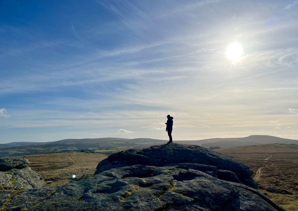 Toby on Dartmoor
